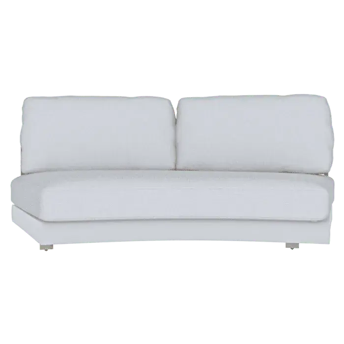 Halfmoon İkili Köşe Modül – Zebrano Outdoor modern dış mekan koltuk