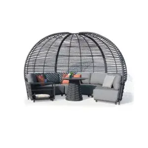 ug Cabana Gazebo – örgü kubbeli bahçe güneşliği Zebrano Outdoor